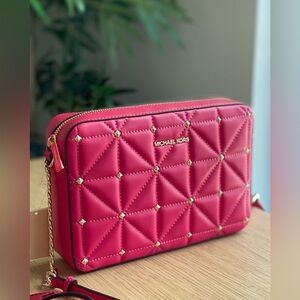 Michael kors deep fuchsia Luxury crossbody NWT